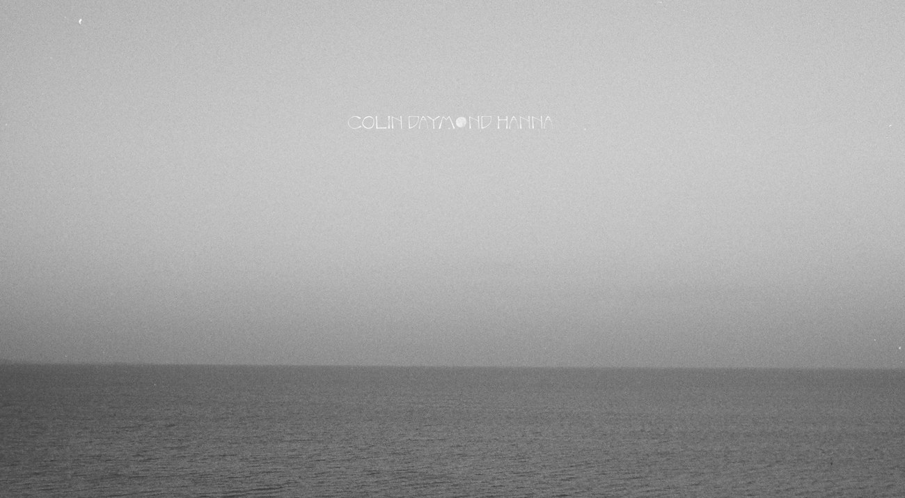 Colin Daymond Hanna&rsquo;s personal website, a black and white photograph of the ocean